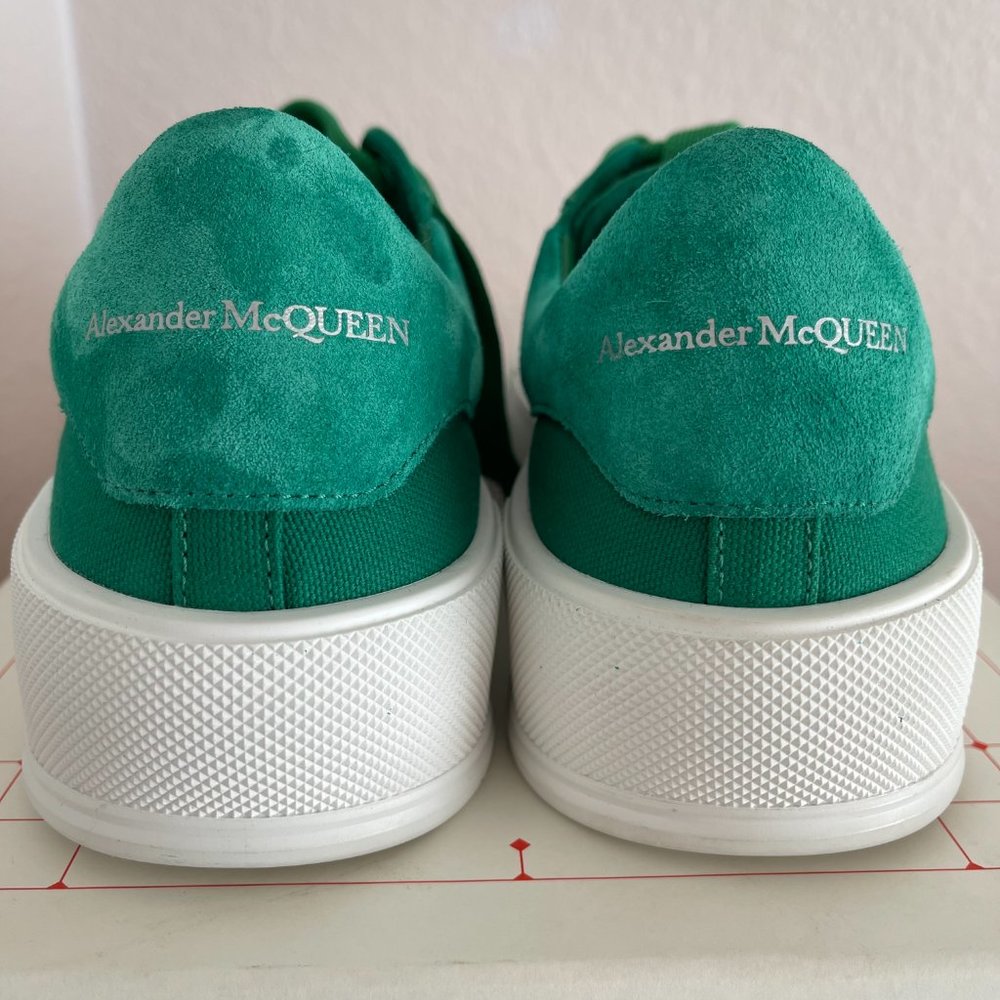 Alexander McQueen Deck Lace-up Plimsoll Sneakers Men’s Sz EU 41 - Picture 11 of 15